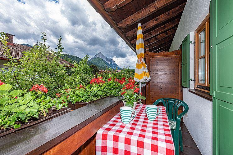 Ferienwohnung Edelweiss Balkon