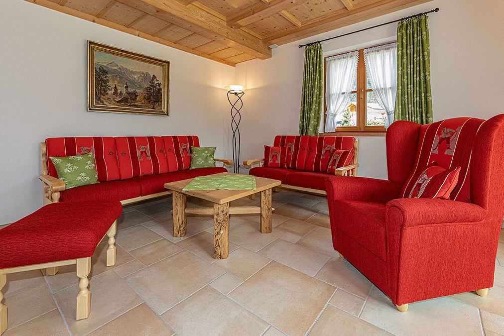 Ferienhaus 4erspitzblick Wohnzimmer