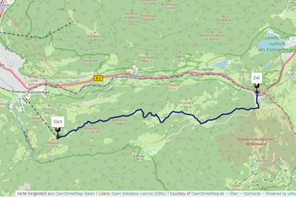 Karte Eckbauer Klais