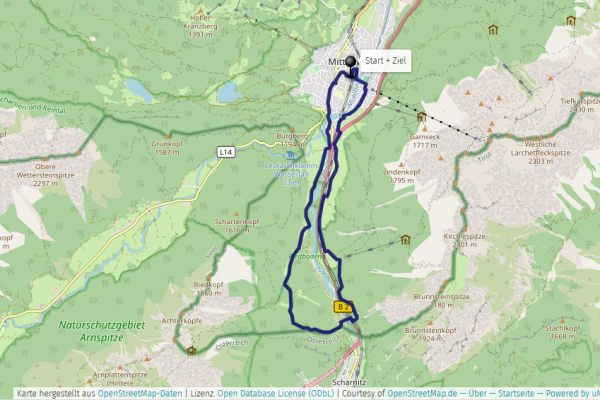 Karte Hoffeld Riedboden