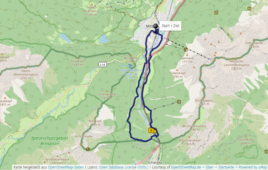 Karte Hoffeld Riedboden