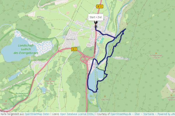 Karte Isar Natur Erlebnisweg